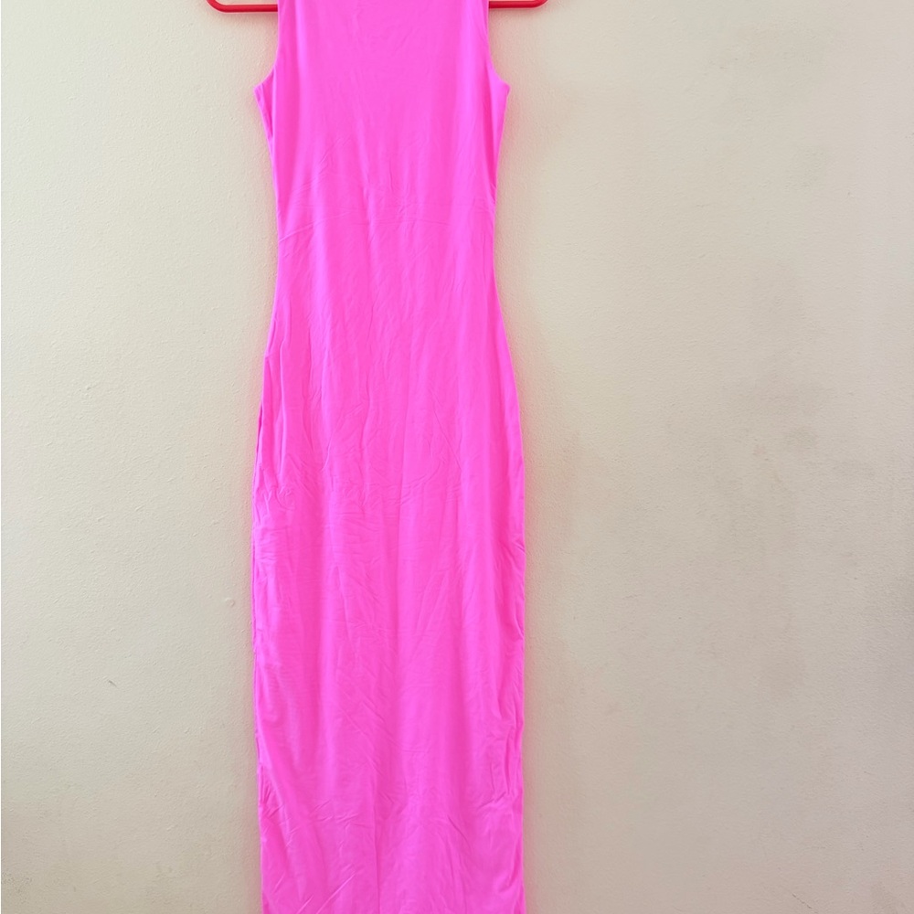 Skims Pink Sleeveless Dress XS